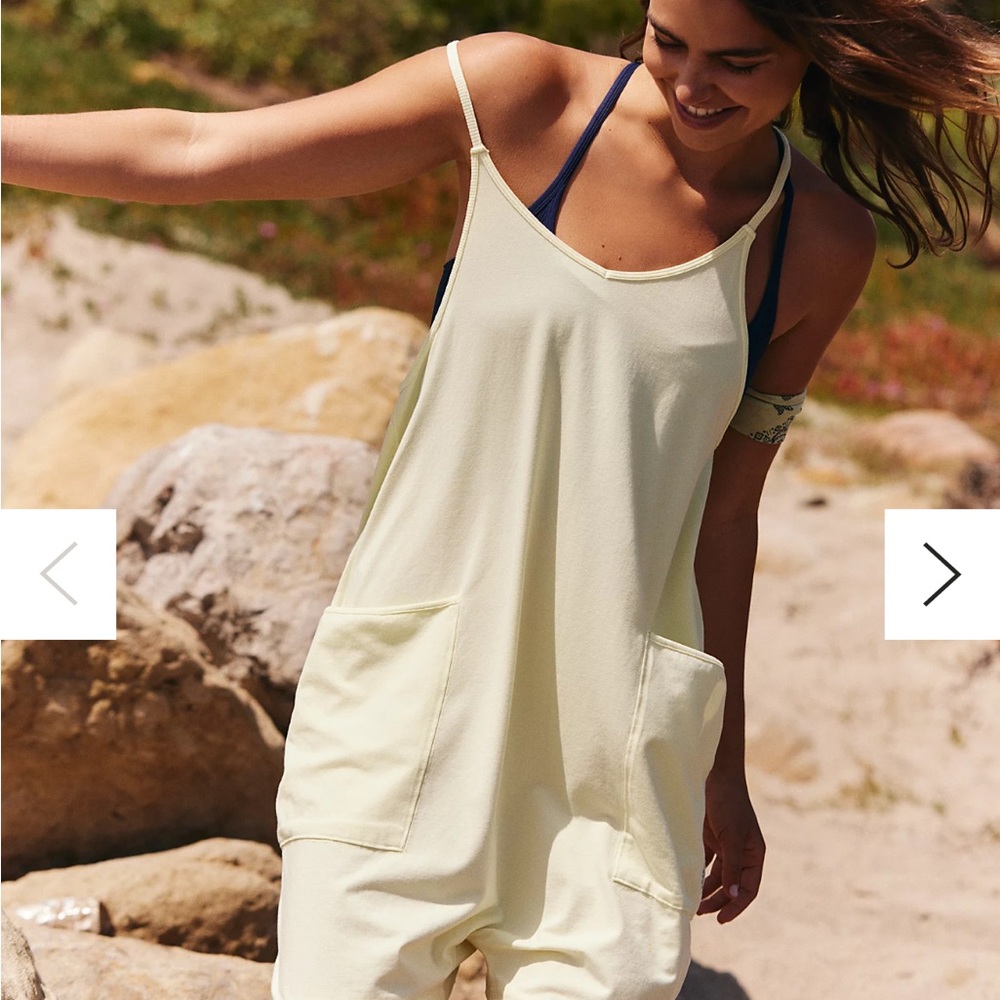 Free people hot shot romper XS magnolia